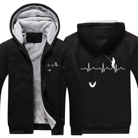 Fishing Hart Beat Hoodie