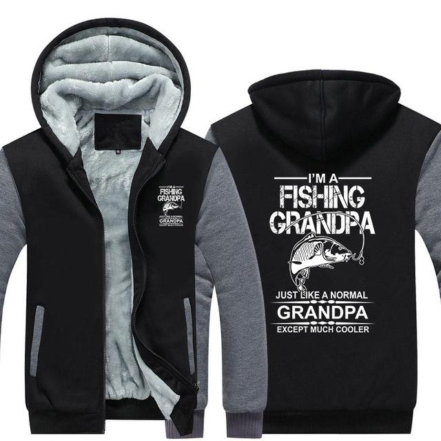 I'm A Fishing Grandpa Hoodie