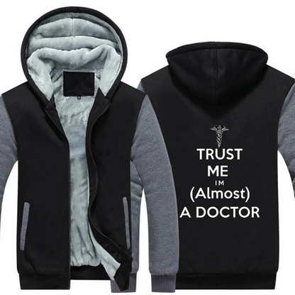 Almost A Doctor Fleece Hoodie