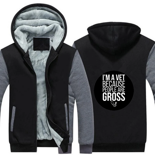 I Am A Vet Fleece Hoodie
