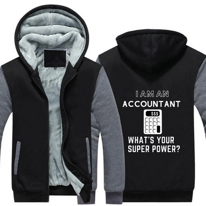 I'm An Accountant Fleece Hoodie