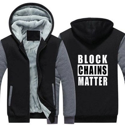 Blockchains Matter Fleece Jacket