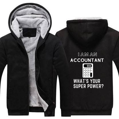 I'm An Accountant Fleece Hoodie
