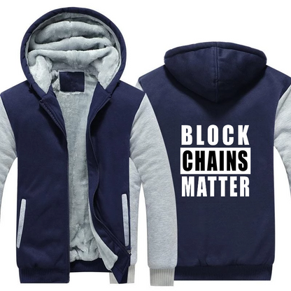 Blockchains Matter Fleece Jacket