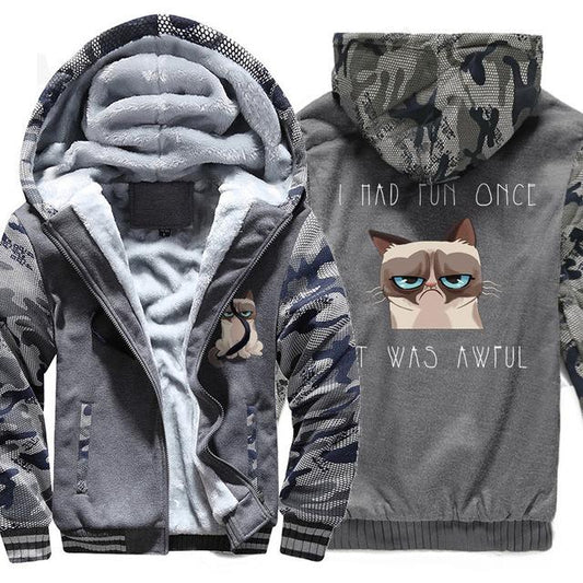 Unhappy Cat Hoodie