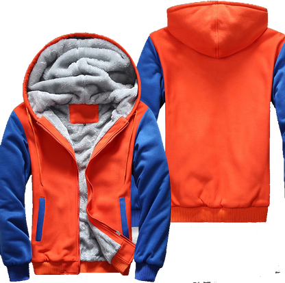 ORANGE FLEECE JACKET