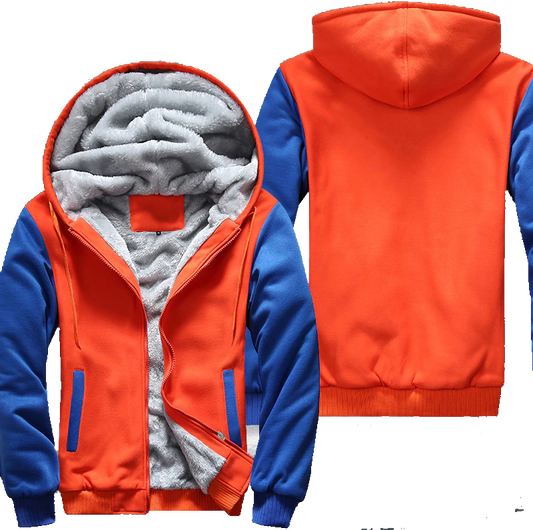 ORANGE FLEECE JACKET