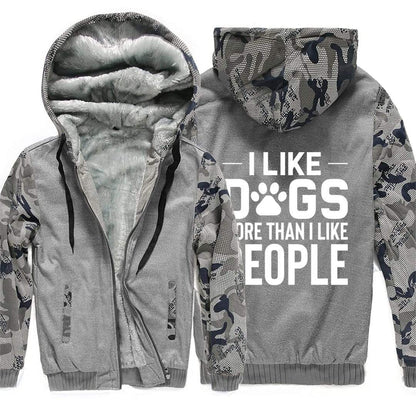 Dogs More Than People Fleece Jacket