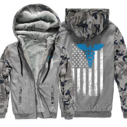 Caduceus Flag Fleece Jacket