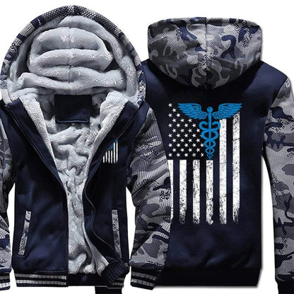 Caduceus Flag Fleece Jacket