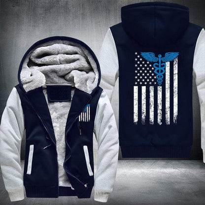 Caduceus Flag Fleece Jacket