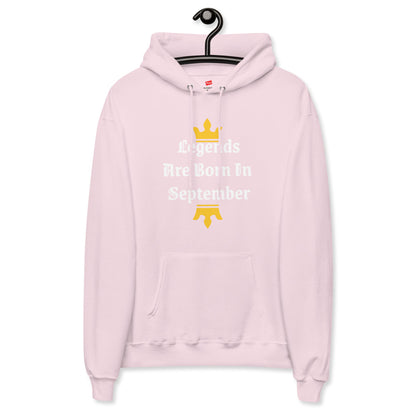 Born In September fleece hoodie